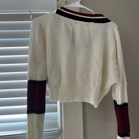 Red and Black Striped Sweater - Picture 4 of 4